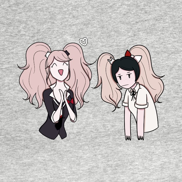 Junko Enoshima and Mukuro Ikusaba by nagisasmixtape